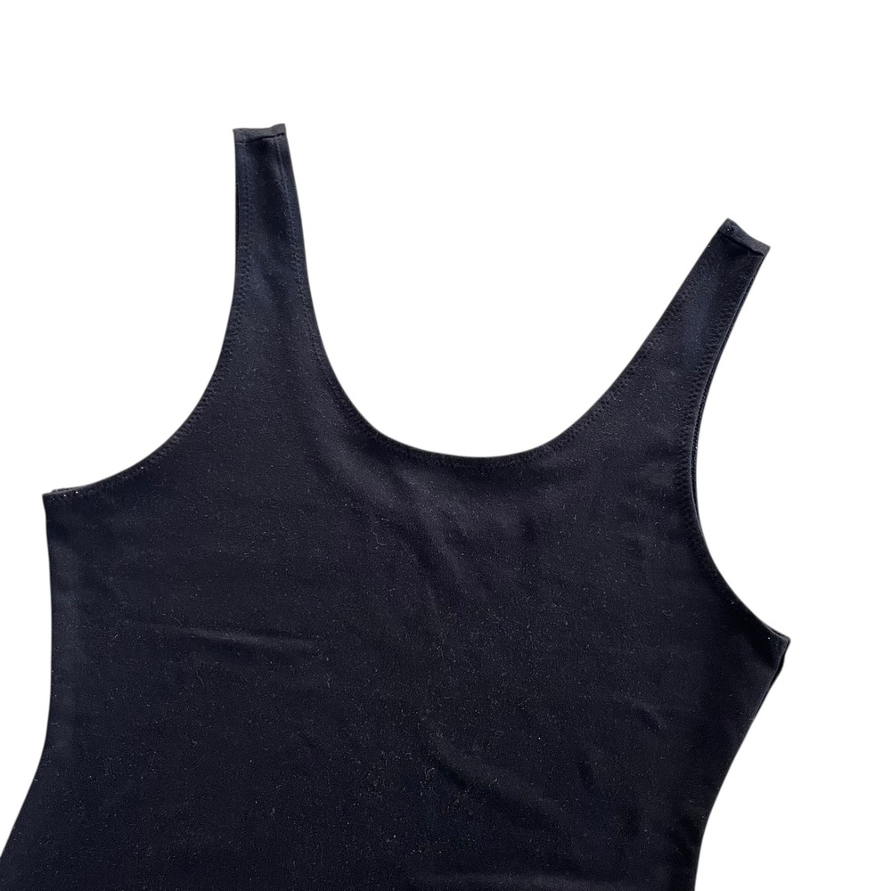 American Eagle Women's Sml Faded Black Sleeveless Tank Top Bodysuit Classic Boho